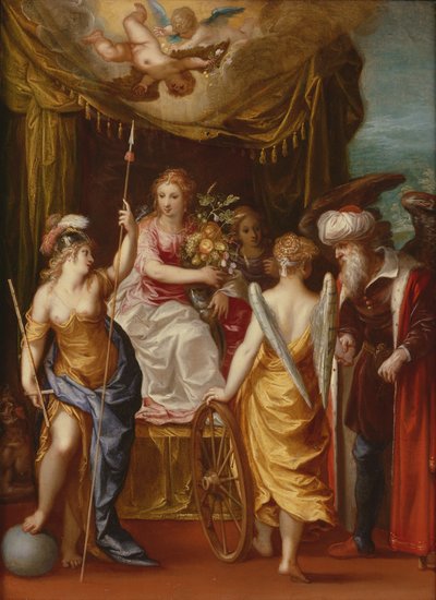 Minerva, Abbondanza e Fortuna da Hendrik van the Elder Balen